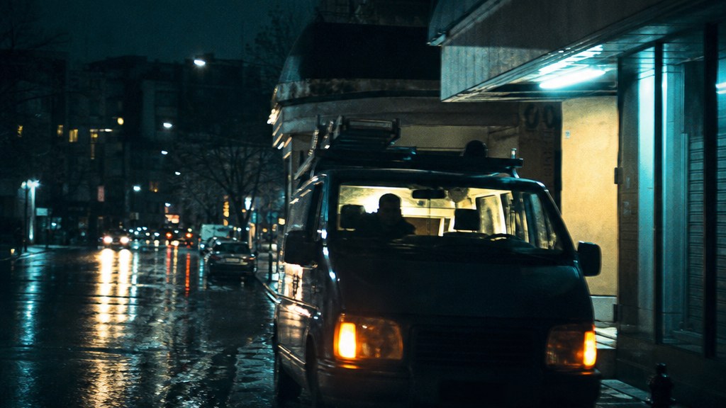 Paced against the vans you can send