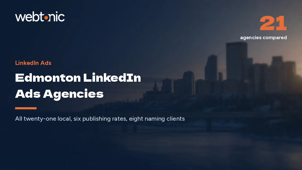 Edmonton Is the Rare LinkedIn Ads Market That Publishes Prices in 2026 — Web Tonic blog thumbnail