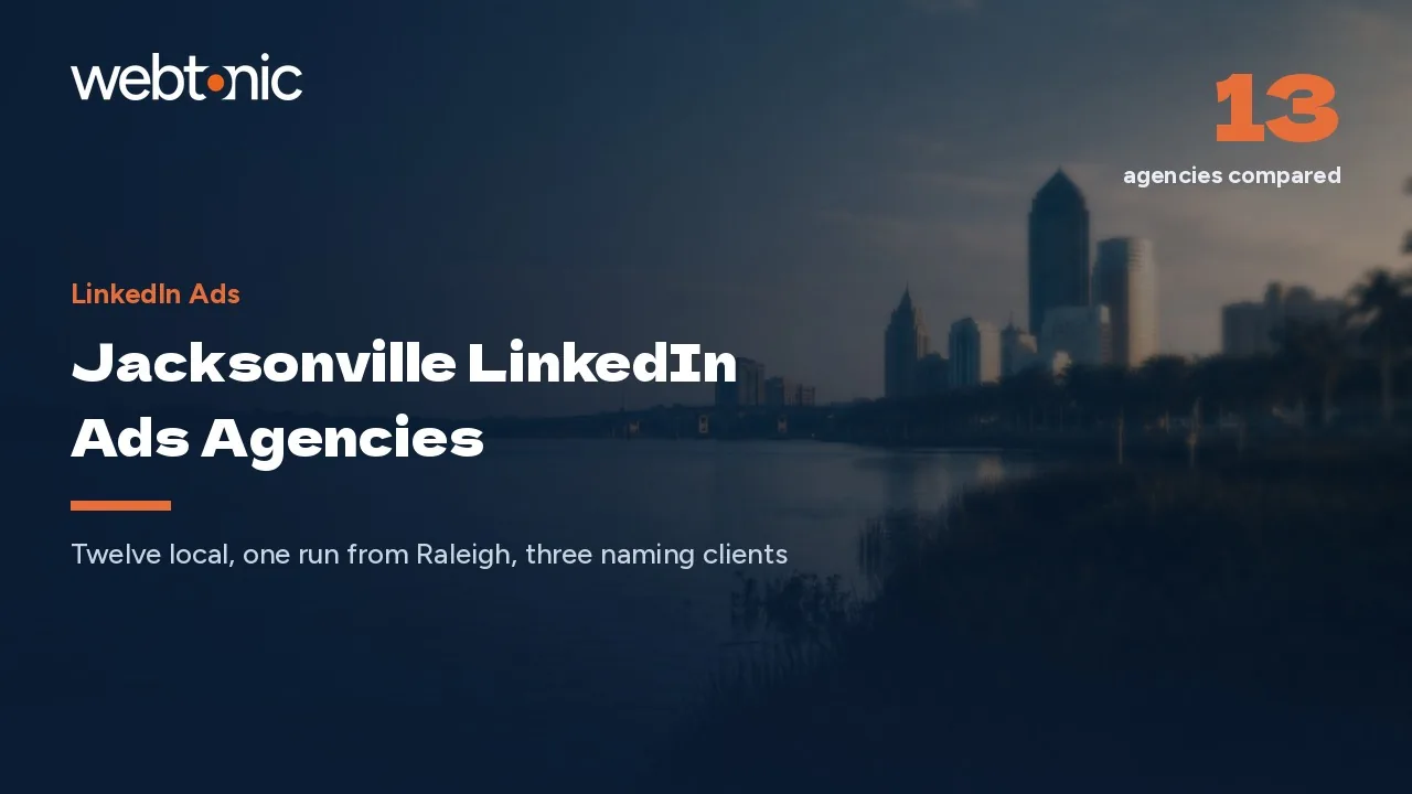 Only Three of 13 Jacksonville LinkedIn Ads Agencies Name a Client in 2026 — Web Tonic blog thumbnail