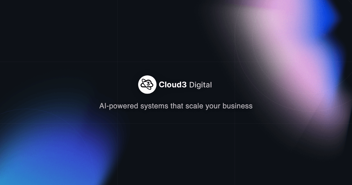 Cloud3 Digital Logo