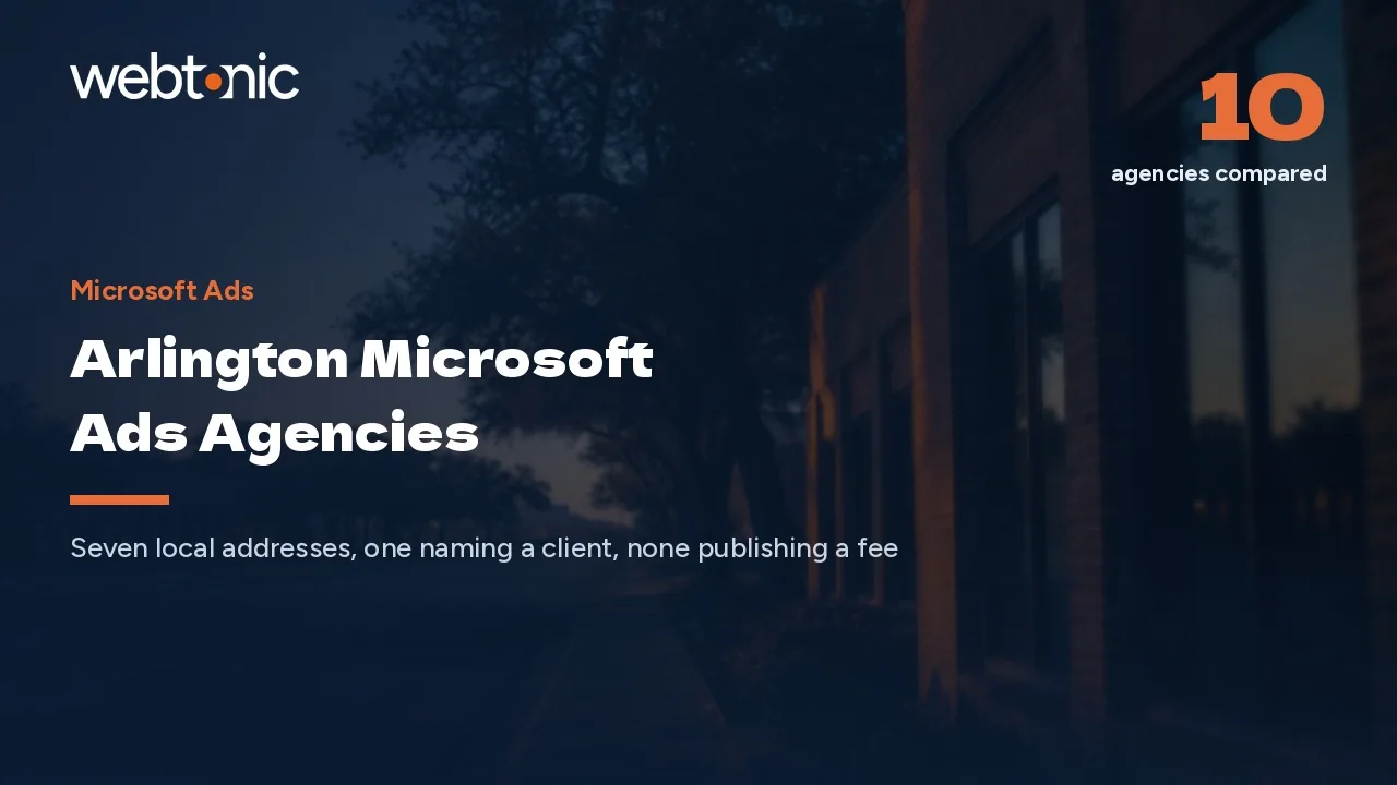 How Deep the Arlington Microsoft Ads Market Really Is in 2026 — Web Tonic blog thumbnail