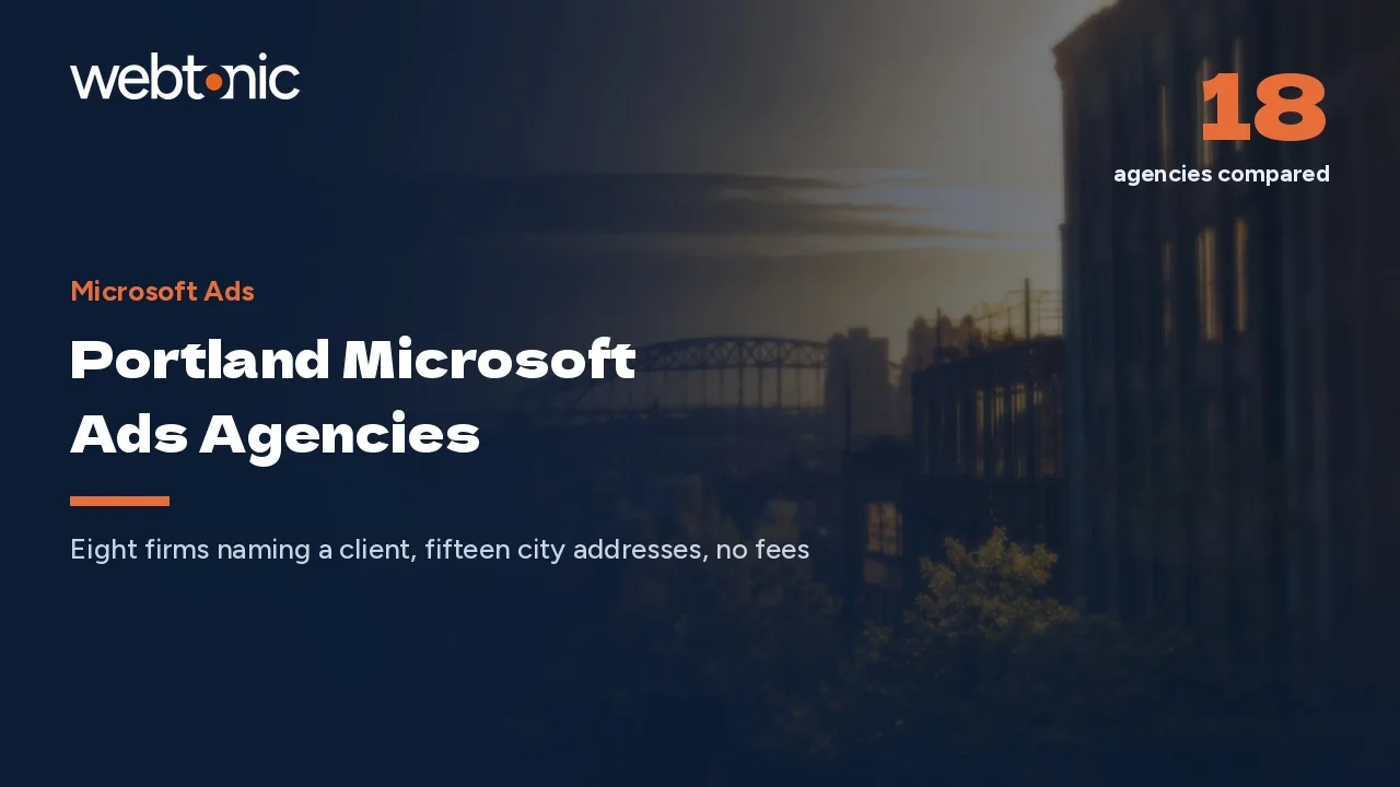 Portland Microsoft Ads in 2026: Clients Named, Rates Hidden — Web Tonic blog thumbnail