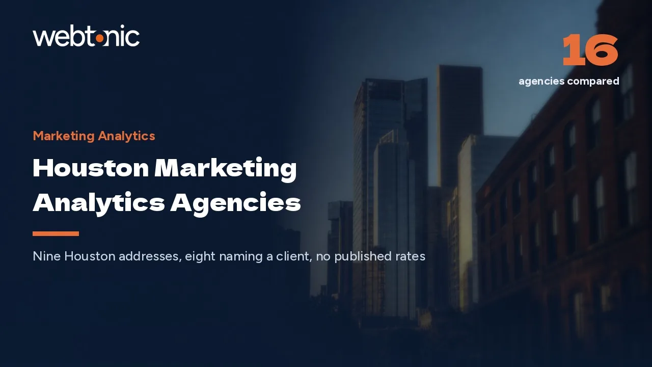 Nine Houston Marketing Analytics Firms Are Really Local (2026) — Web Tonic blog thumbnail