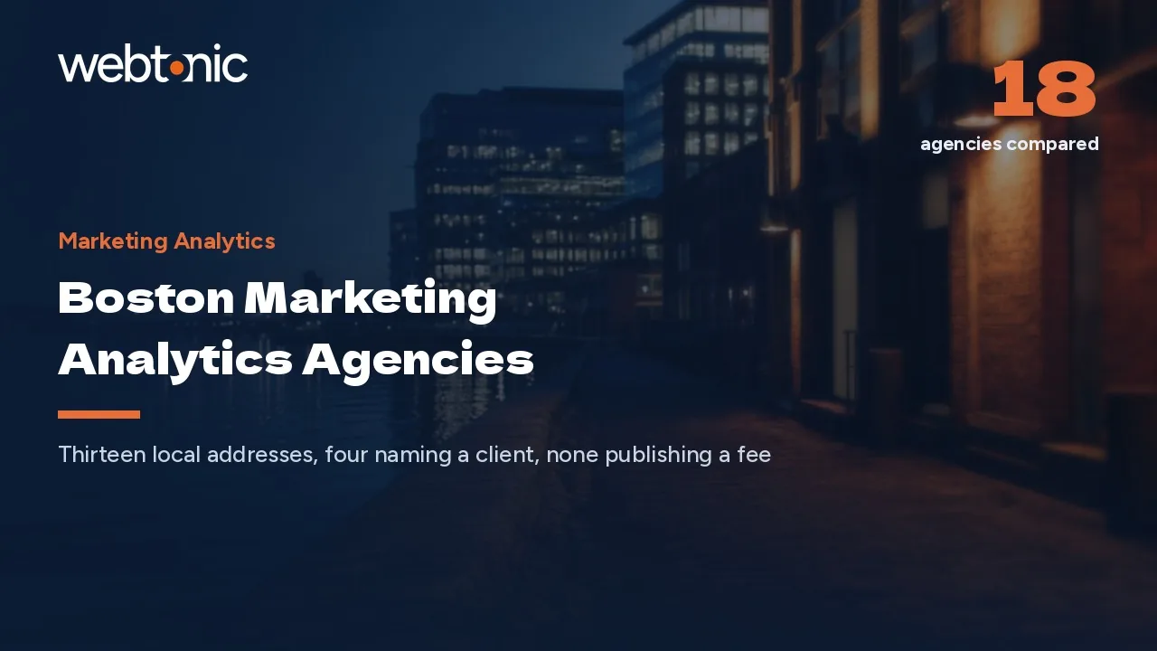 The Boston Marketing Analytics Shortlist That Passed 2026 Checks — Web Tonic blog thumbnail