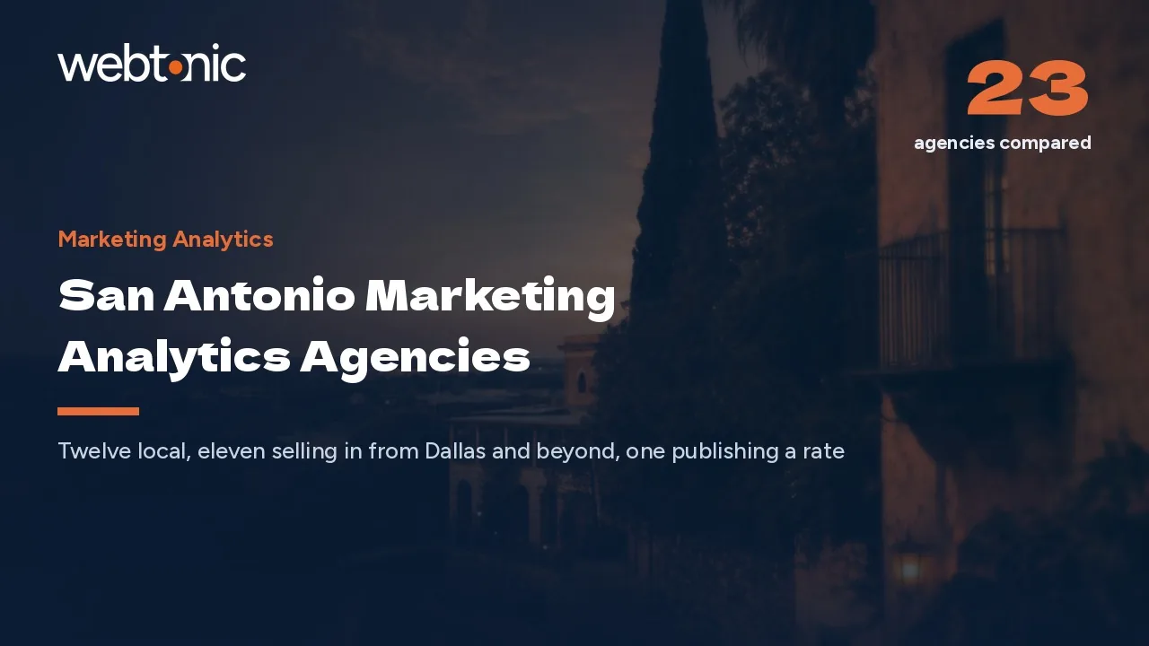 Only Half of These San Antonio Analytics Firms Are Local (2026) — Web Tonic blog thumbnail