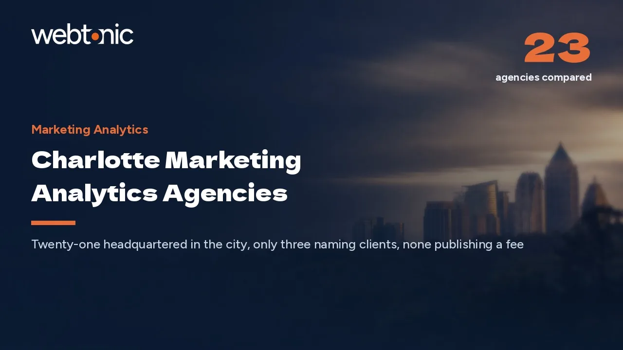 Charlotte Marketing Analytics Agencies, Fact-Checked for 2026 — Web Tonic blog thumbnail