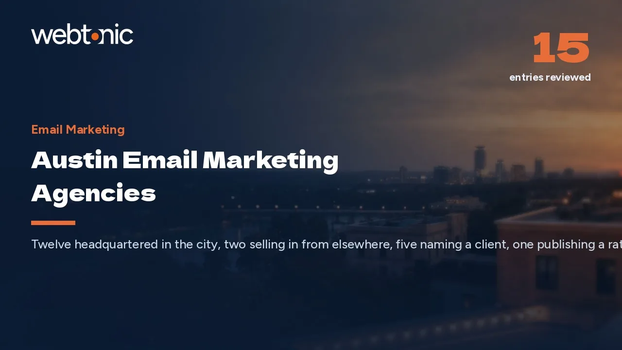 Austin Email Marketing Agencies, Checked for 2026 — Web Tonic blog thumbnail