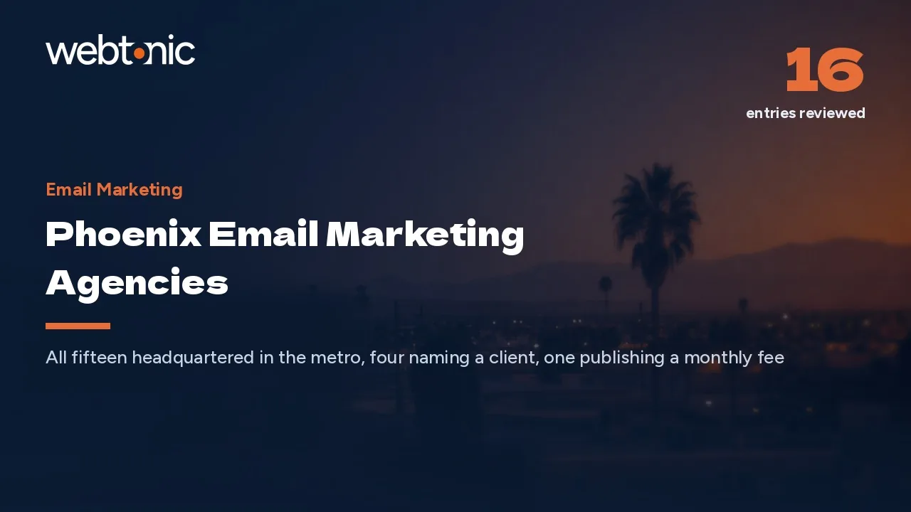 Every Phoenix Email Marketing Agency Here Is Local (2026) — Web Tonic blog thumbnail