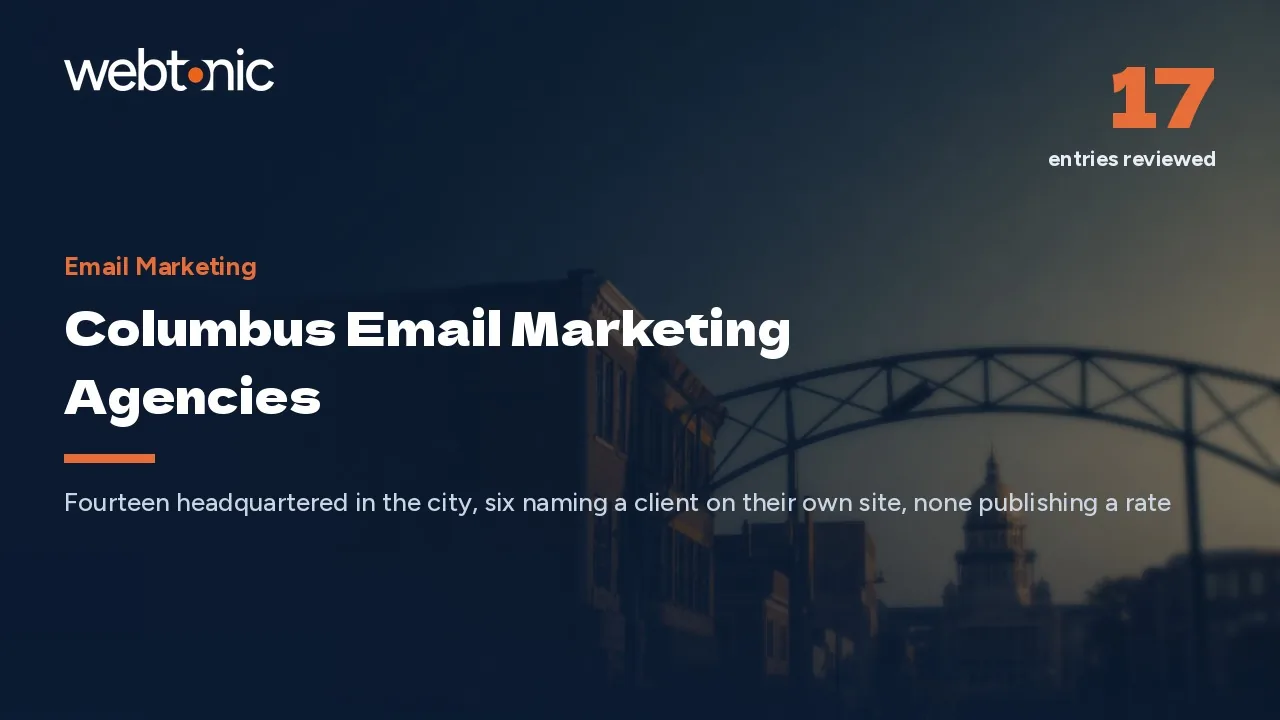Columbus Email Marketing in 2026: Who Shows Their Work — Web Tonic blog thumbnail
