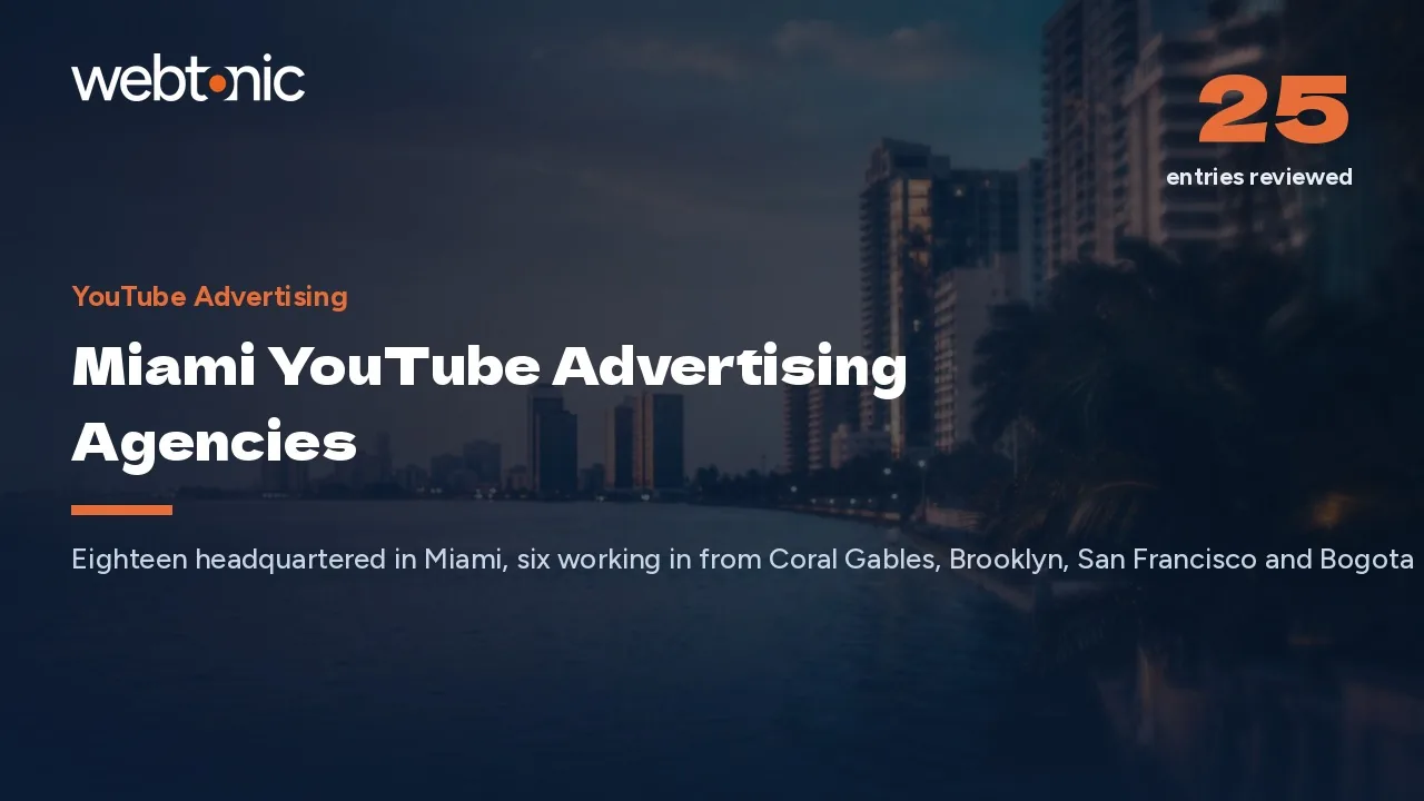 Miami YouTube Advertising in 2026: Who Runs Both Languages — Web Tonic blog thumbnail