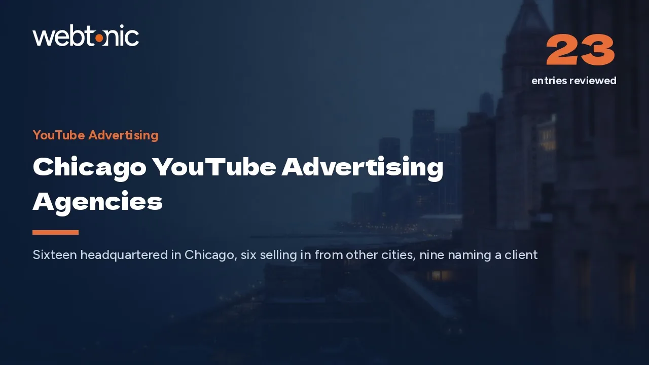 Chicago YouTube Advertising in 2026: What the Rosters Show — Web Tonic blog thumbnail