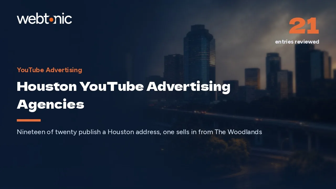 Hiring a Houston YouTube Advertising Agency in 2026 — Web Tonic blog thumbnail