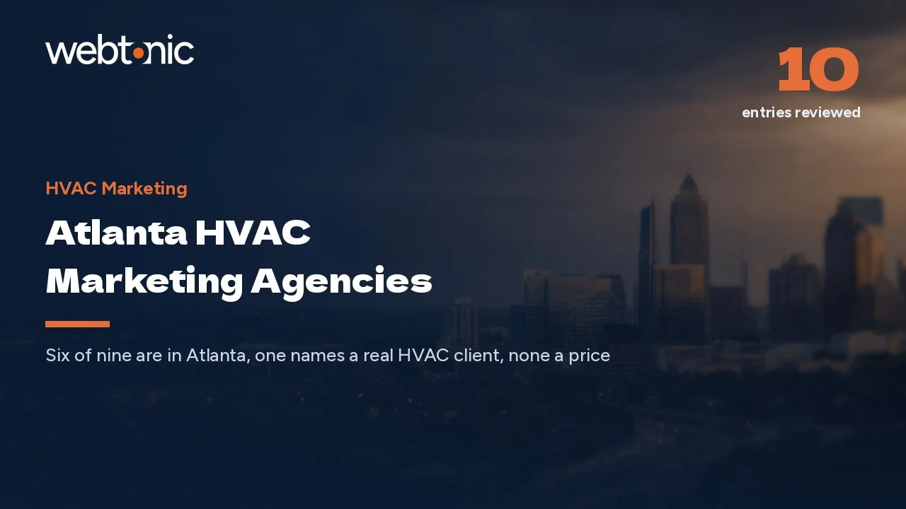Atlanta HVAC Marketing in 2026: One Firm Names a Real Contractor — Web Tonic blog thumbnail