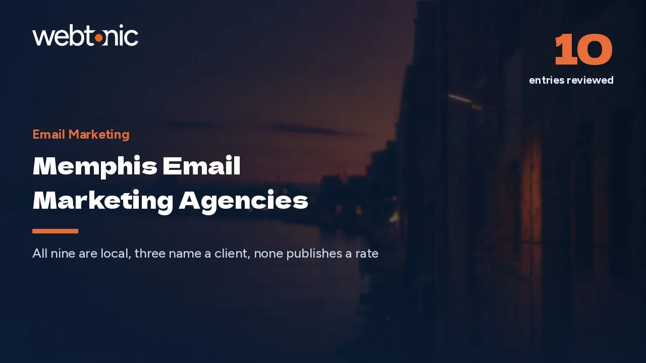 Memphis Email Marketing in 2026: Nine Firms, Three Public Client Lists — Web Tonic blog thumbnail