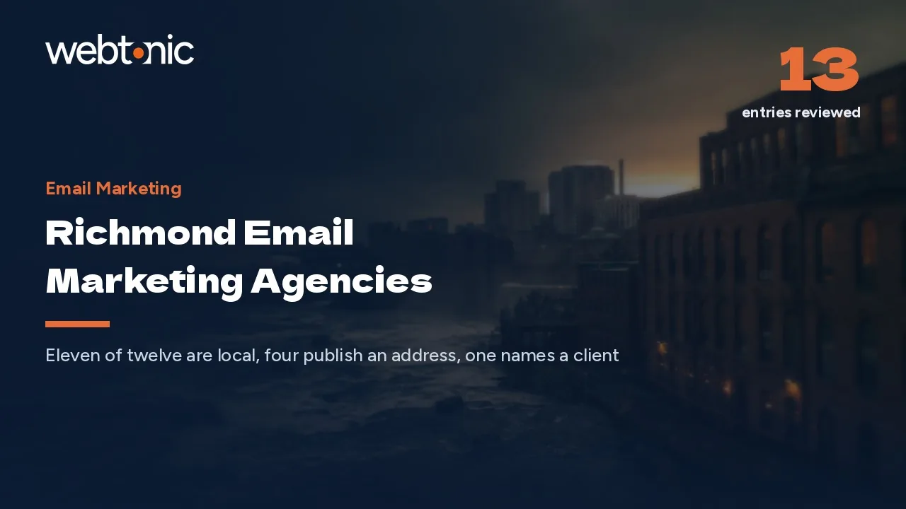 Richmond Email Marketing Agencies and the 2026 Evidence Gap — Web Tonic blog thumbnail