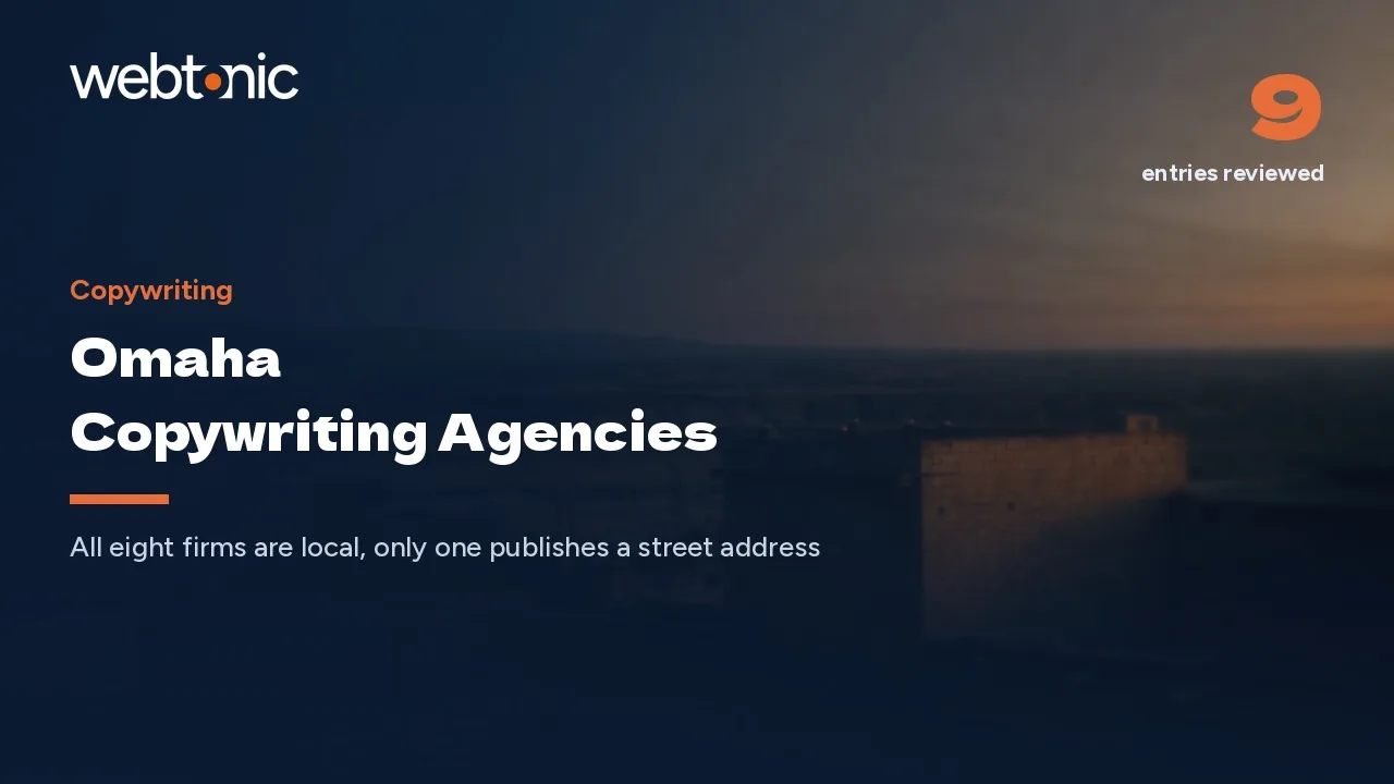 One Omaha Copywriting Agency Publishes an Address in 2026 — Web Tonic blog thumbnail