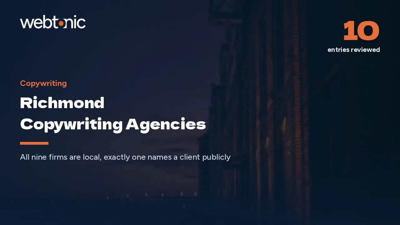 Only One Richmond Copywriting Agency Names a Client in 2026 — Web Tonic blog thumbnail