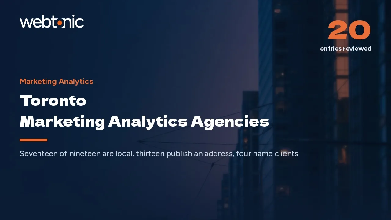 Toronto Marketing Analytics in 2026: Consent First, Dashboards Second — Web Tonic blog thumbnail