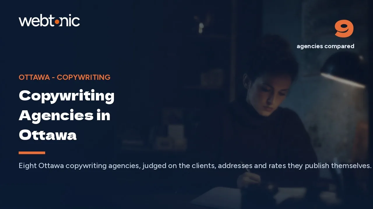 Who Will Show You the Work? Nine Ottawa Copywriting Agencies for 2026 — Web Tonic blog thumbnail
