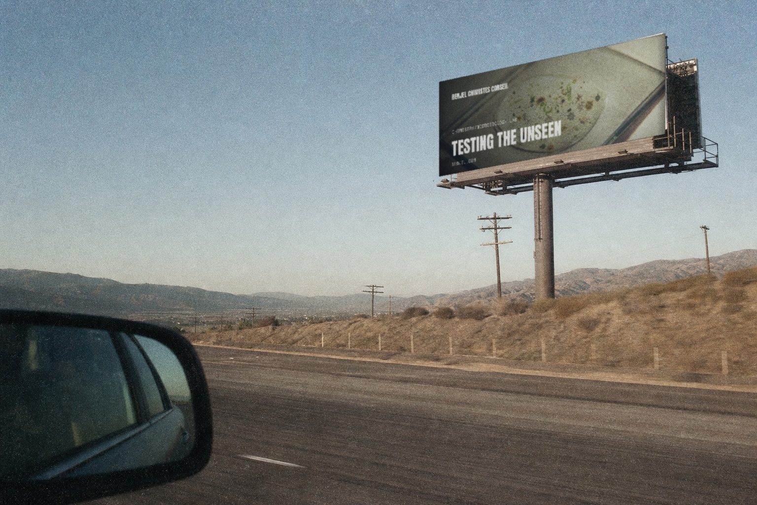 Benjel campaign render: highway billboard