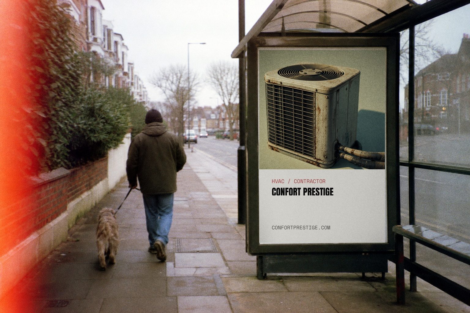 Confort Prestige bus shelter poster