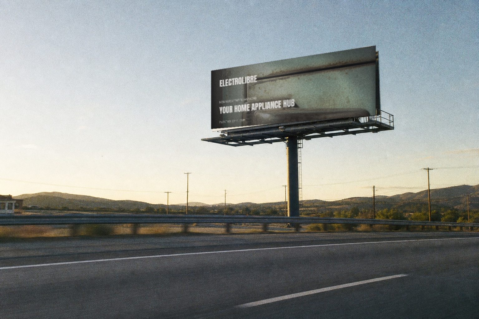 Highway billboard