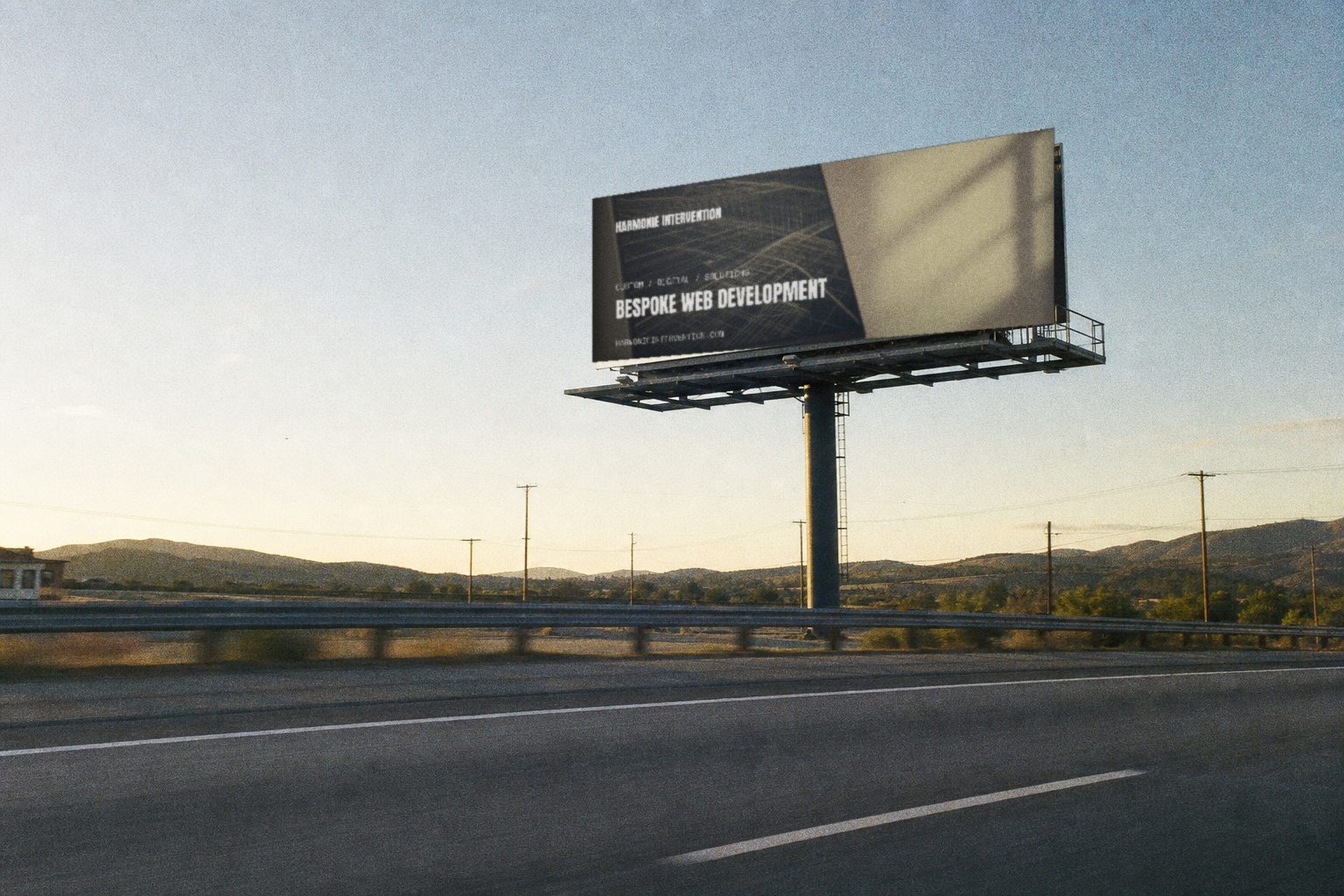 Harmonie highway billboard