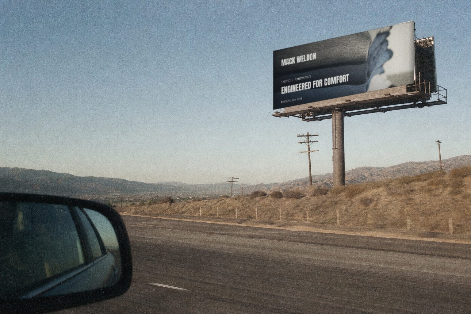 Mack Weldon highway billboard