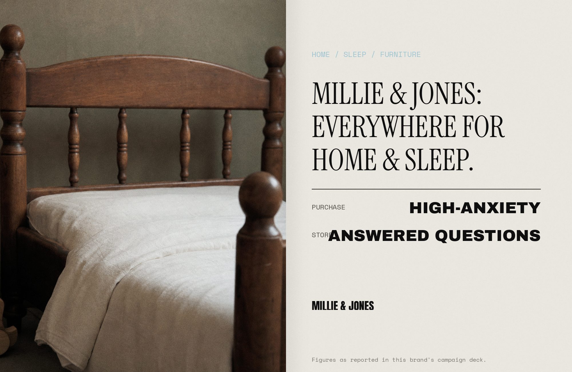 Millie & Jones press spread
