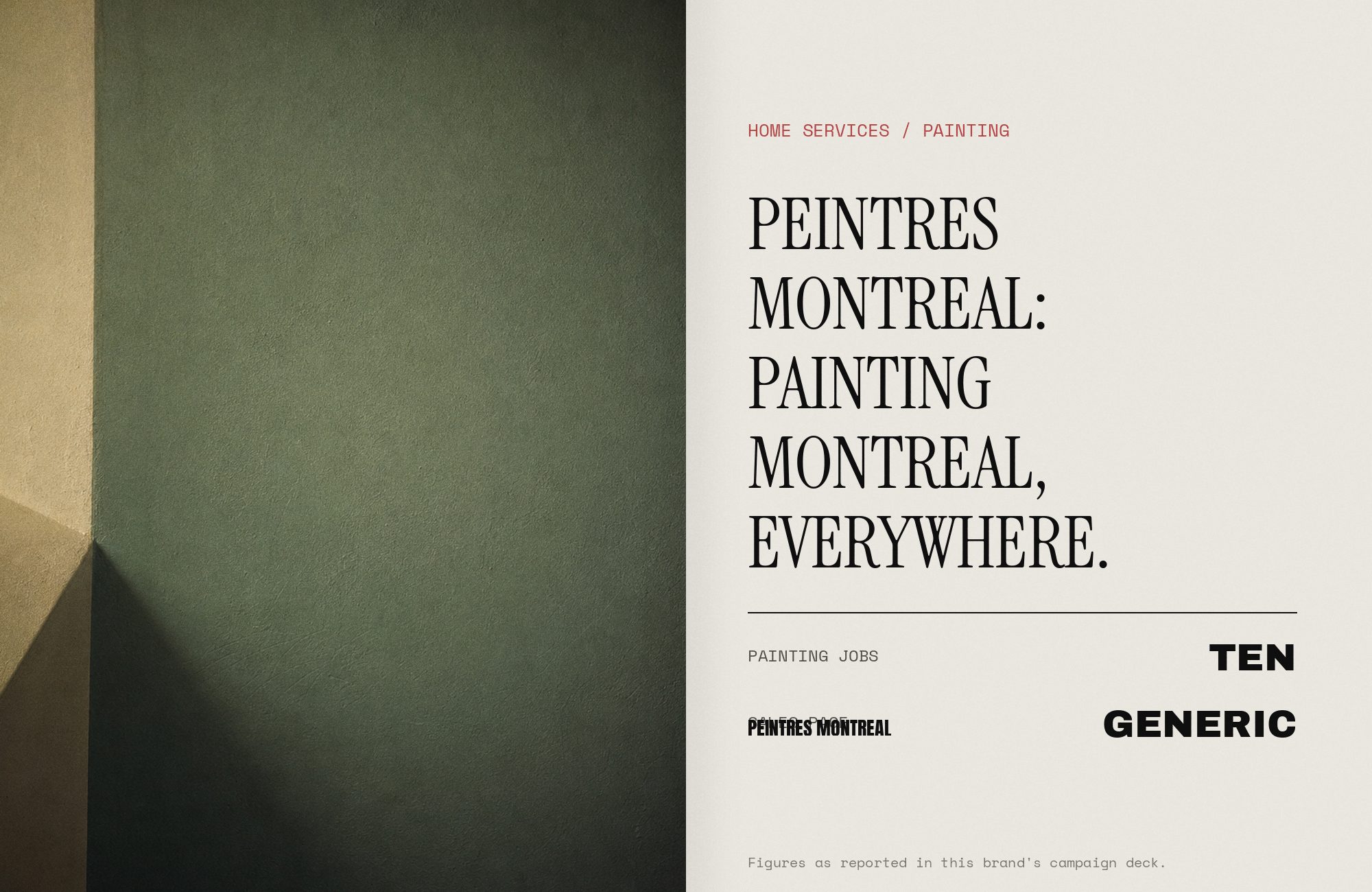 Peintres Montreal press spread
