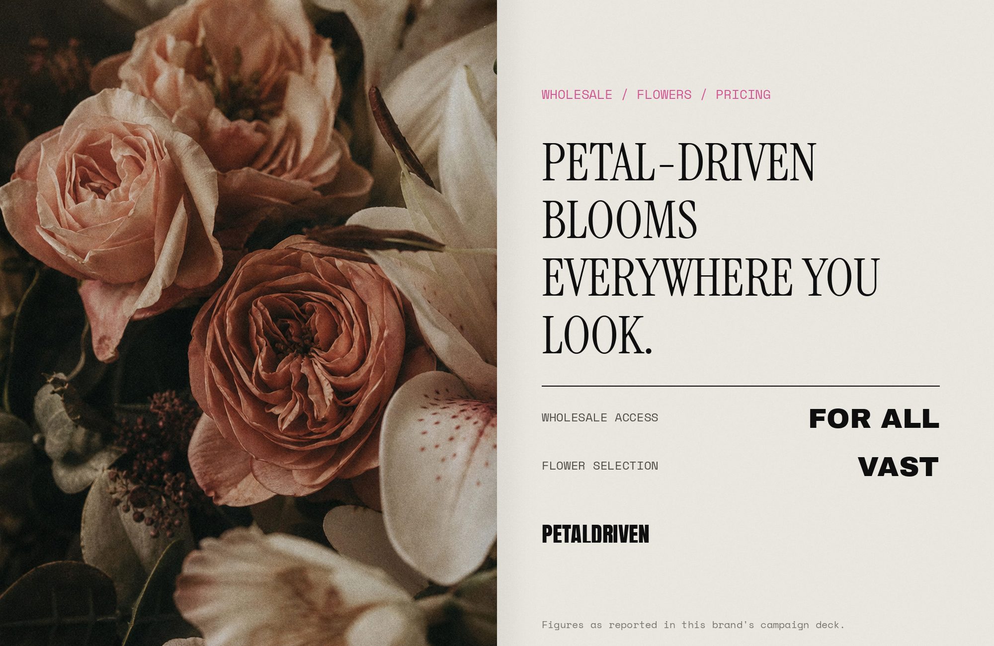PetalDriven press spread render
