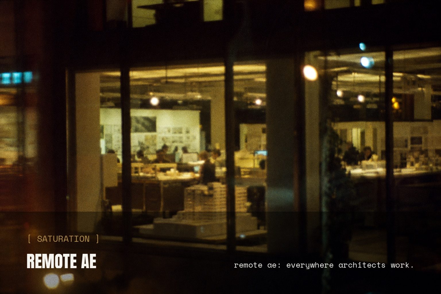 Remote AE campaign artwork at night