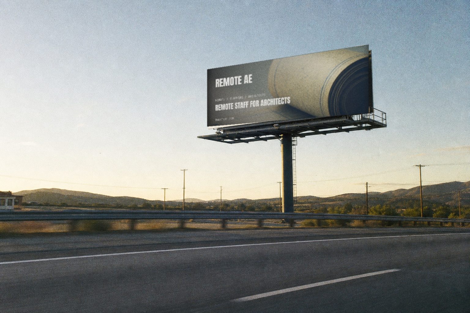 Remote AE highway billboard