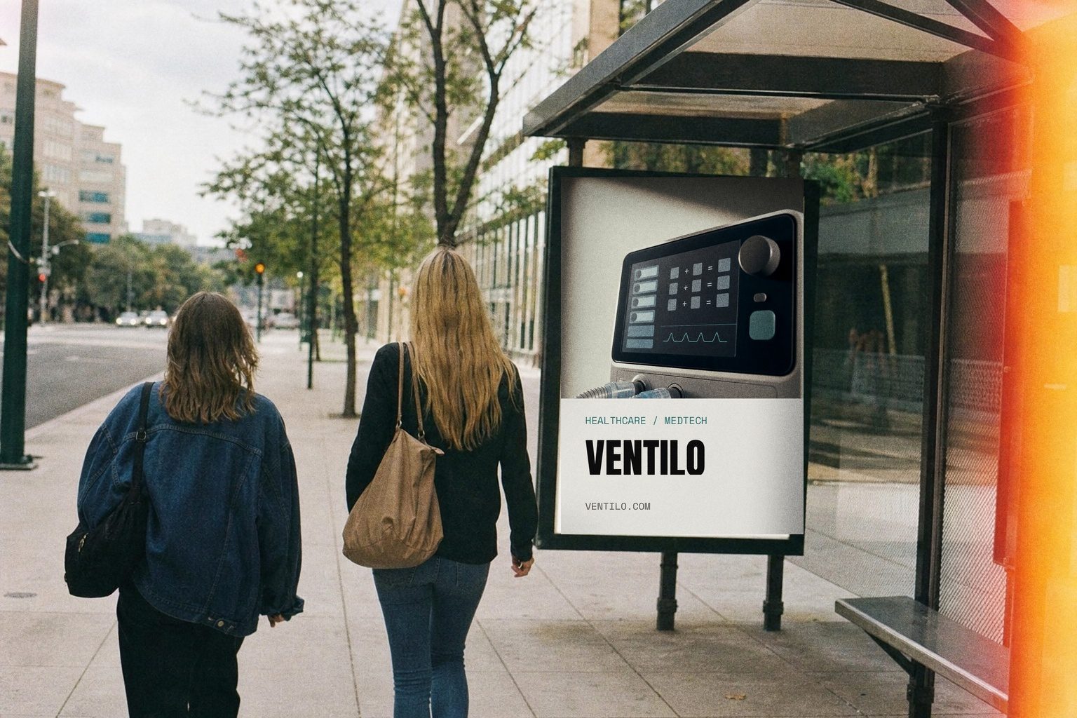 Bus shelter poster