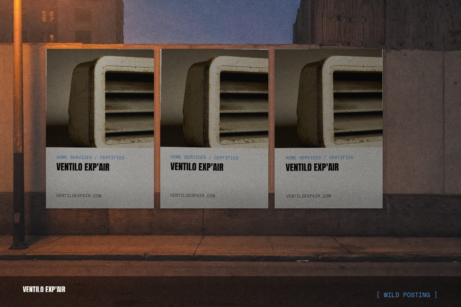 Ventilo Exp'Air wild posting wall