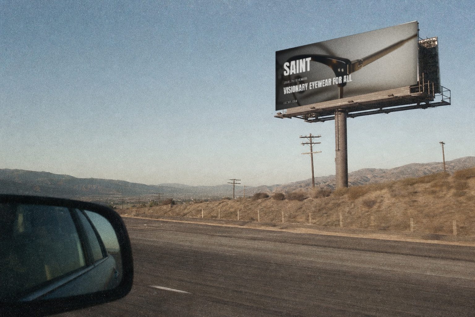SAINT highway billboard