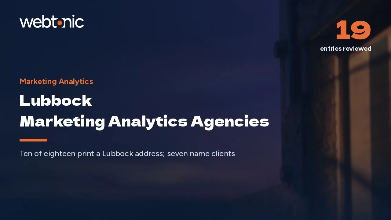 Lubbock Analytics in 2026: Ad Agency or Measurement Team — Web Tonic blog thumbnail