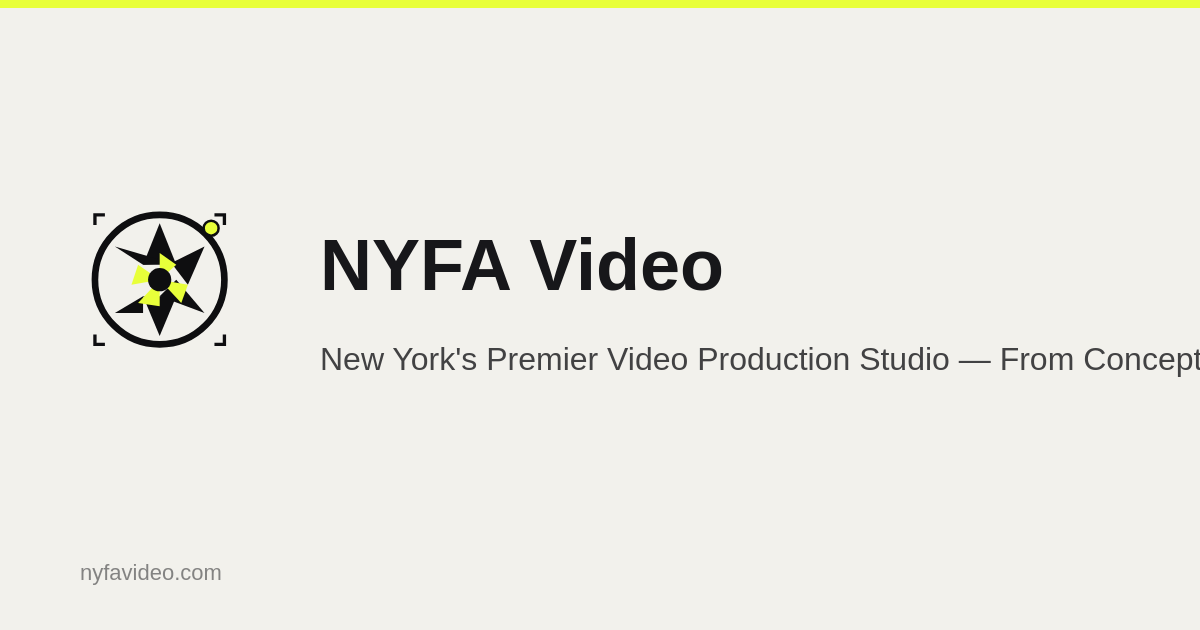 NYFA Video Logo
