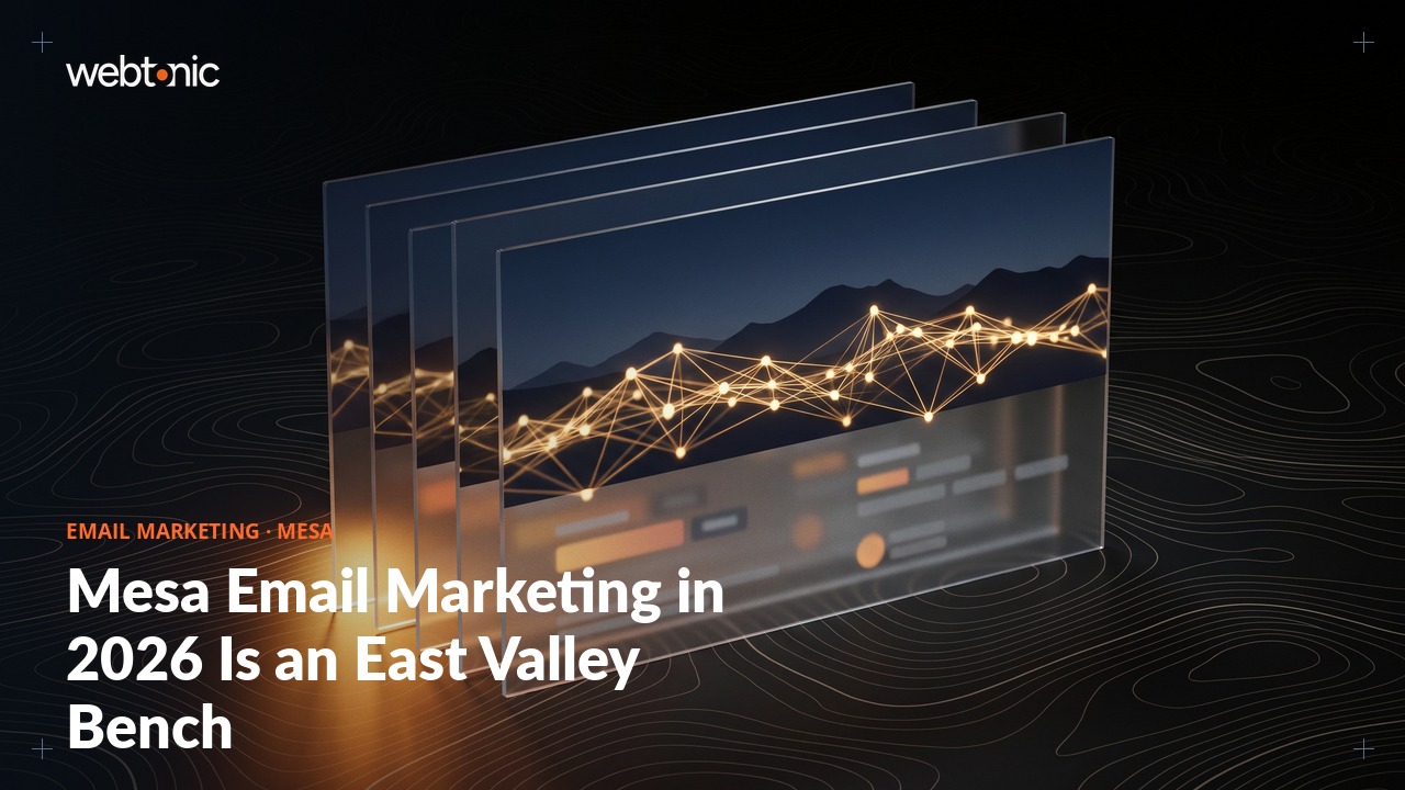 Mesa Email Marketing in 2026 Is an East Valley Bench — Web Tonic blog thumbnail