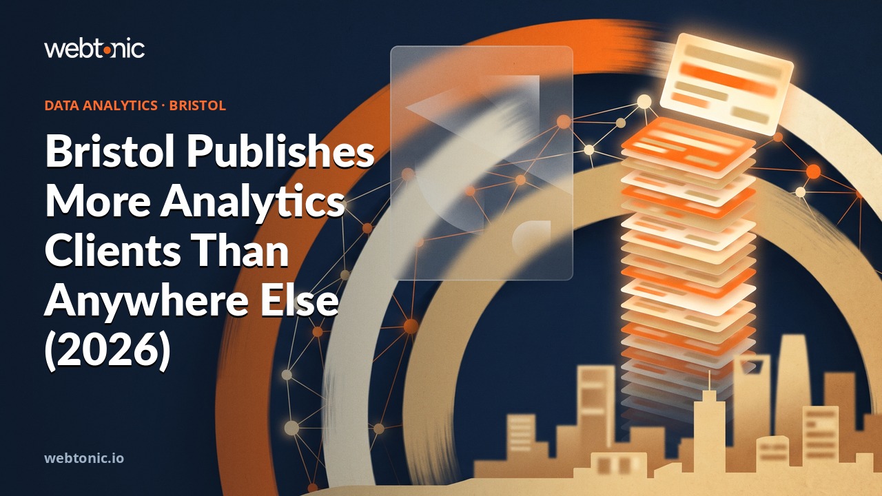Bristol Publishes More Analytics Clients Than Anywhere Else (2026) — Web Tonic blog thumbnail
