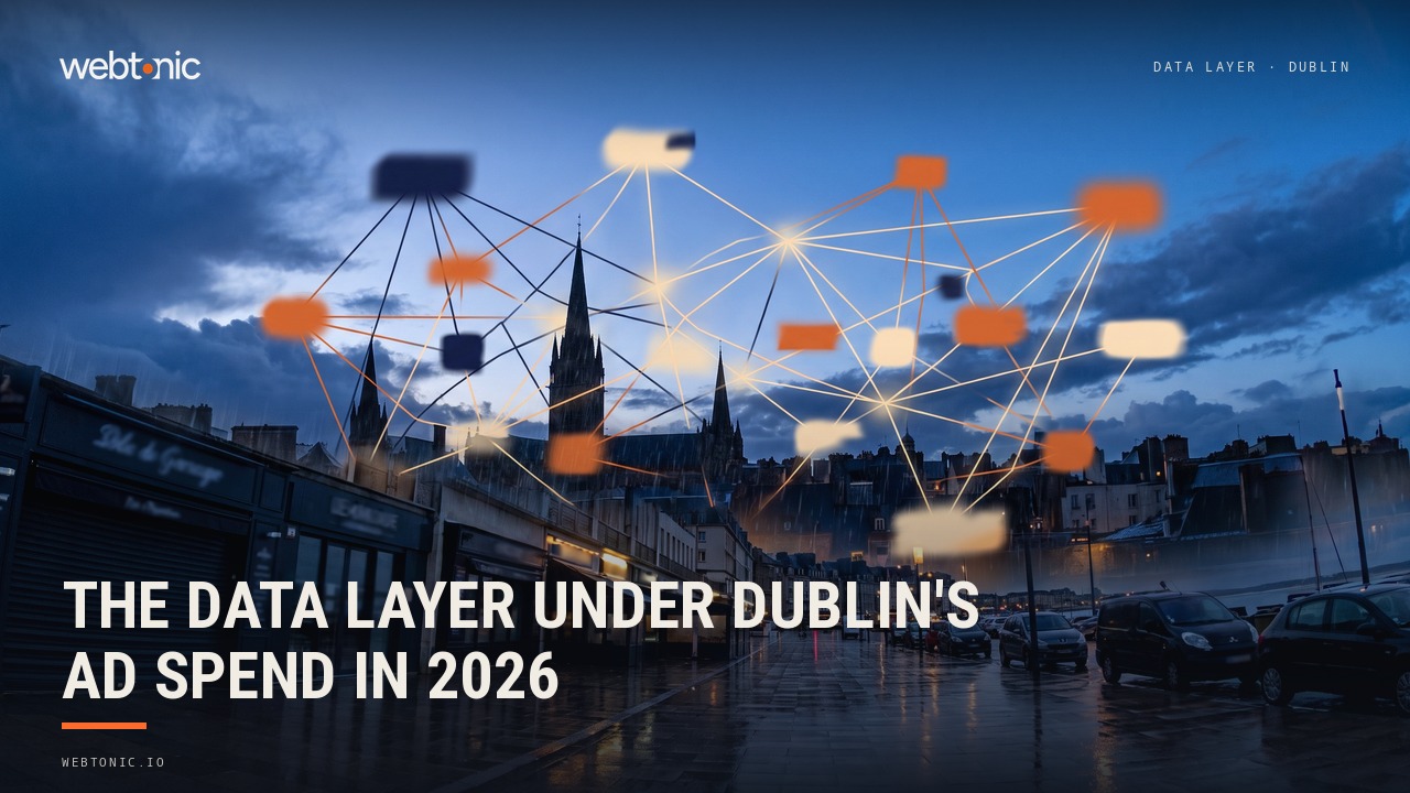 The Data Layer Under Dublin's Ad Spend in 2026 — Web Tonic blog thumbnail