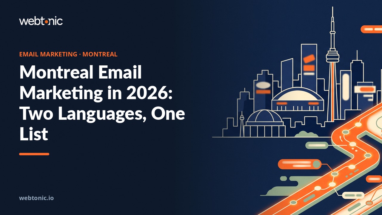Montreal Email Marketing in 2026: Two Languages, One List — Web Tonic blog thumbnail