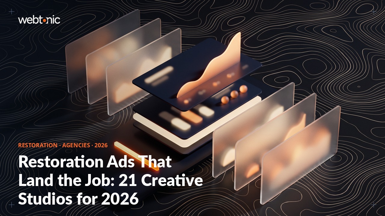 Restoration Ads That Land the Job: 21 Creative Studios for 2026 — Web Tonic blog thumbnail