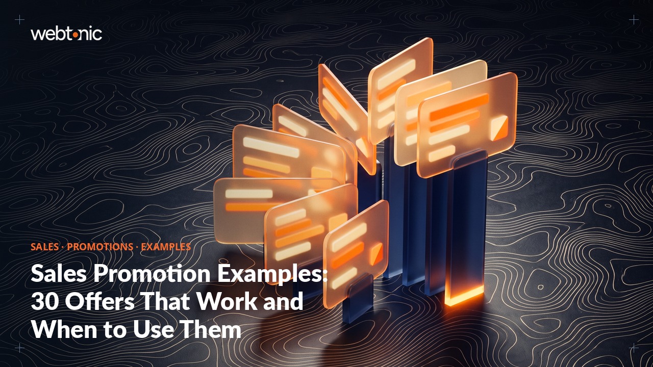 Sales Promotion Examples: 30 Offers That Work and When to Use Them — Web Tonic blog thumbnail