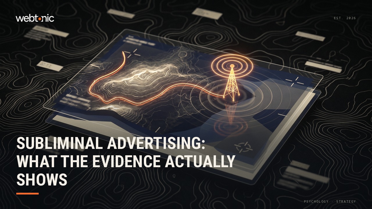 Subliminal Advertising: What the Evidence Actually Shows — Web Tonic blog thumbnail