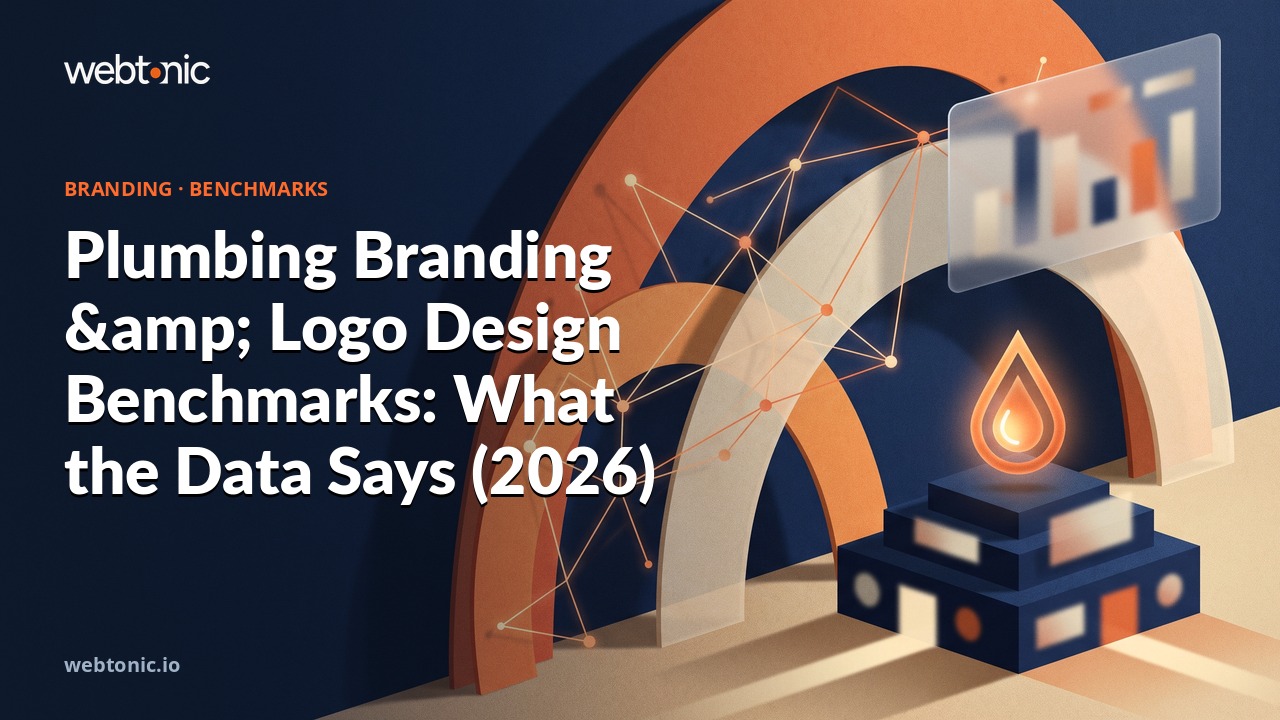 Plumbing Branding &amp; Logo Design Benchmarks: What the Data Says (2026) — Web Tonic blog thumbnail