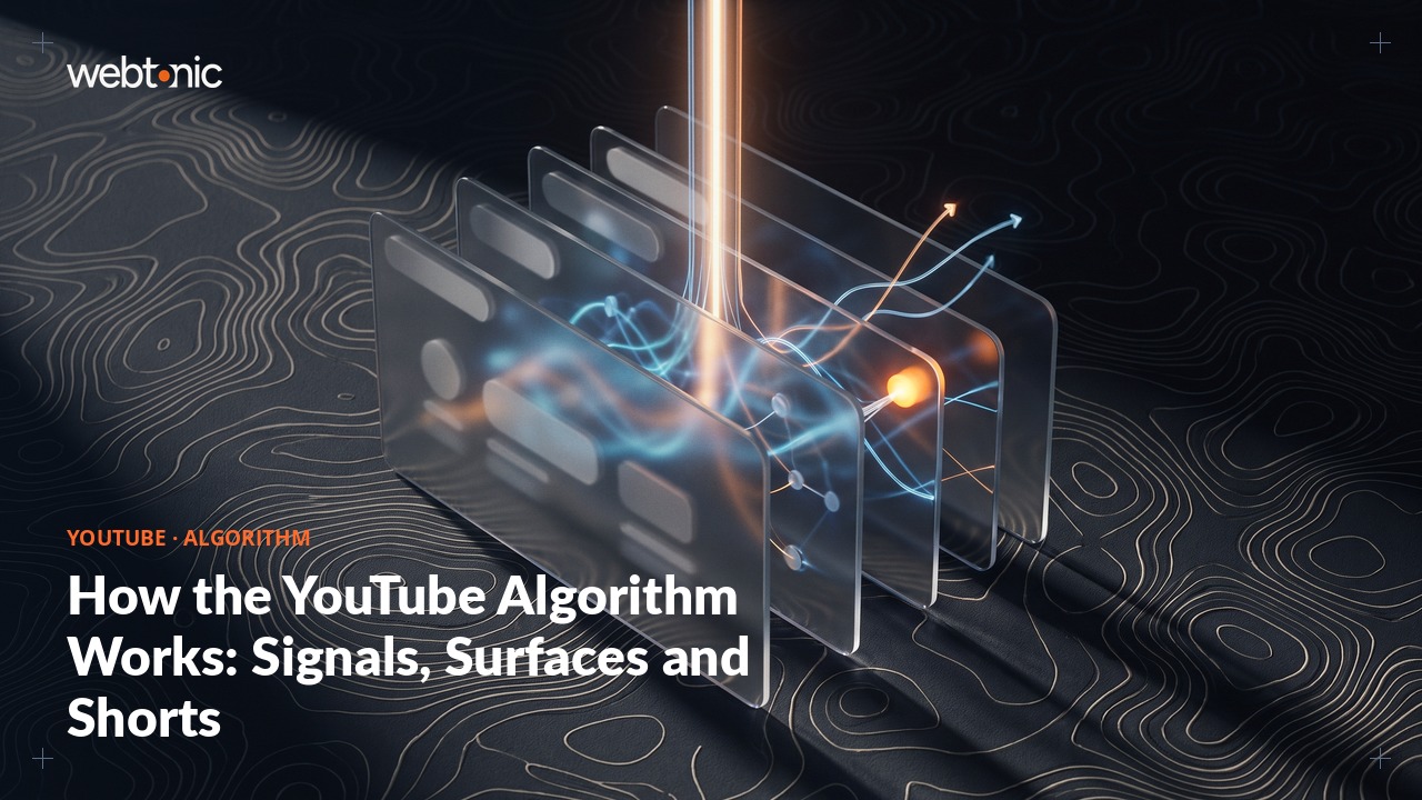 How the YouTube Algorithm Works: Signals, Surfaces and Shorts — Web Tonic blog thumbnail