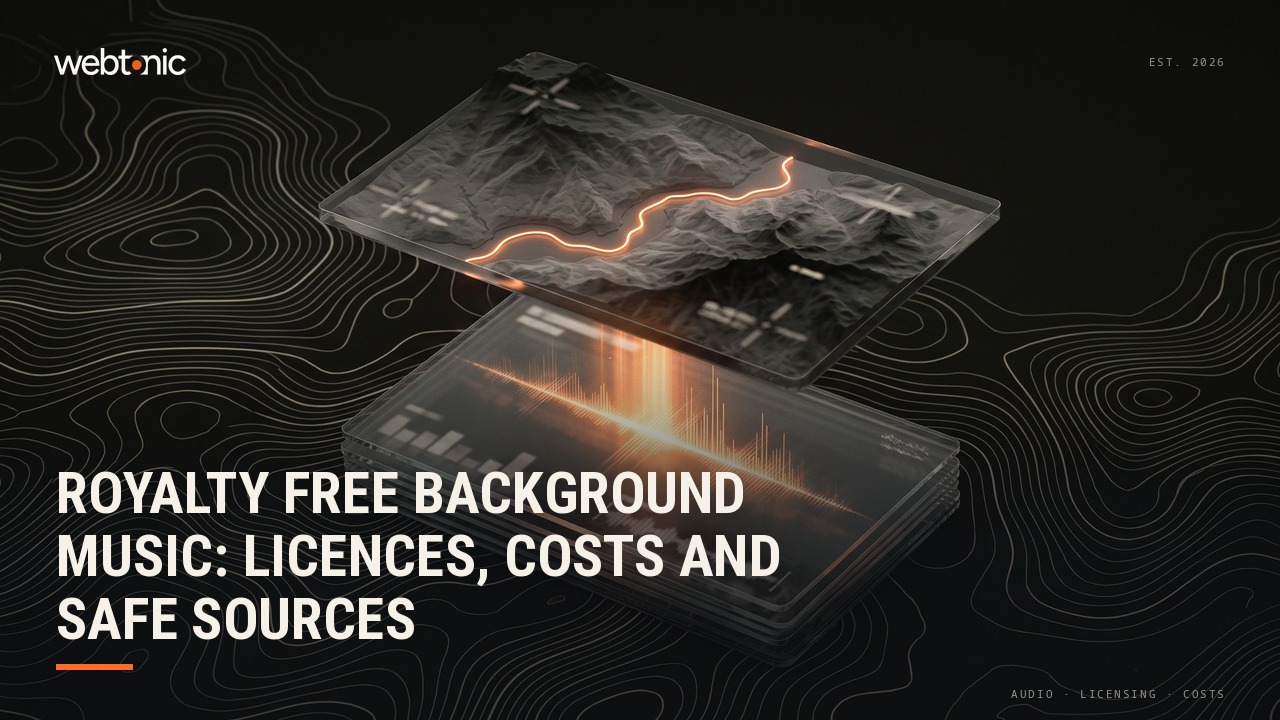 Royalty Free Background Music: Licences, Costs and Safe Sources — Web Tonic blog thumbnail