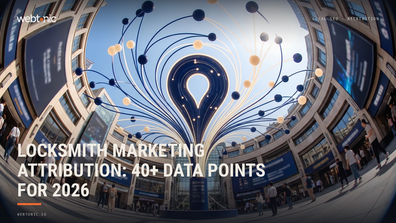 Locksmith Marketing Attribution: 40+ Data Points for 2026 — Web Tonic blog thumbnail