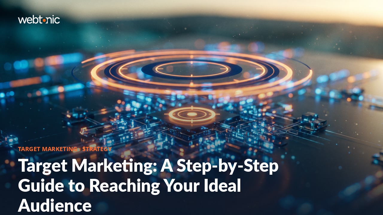 Target Marketing: A Step-by-Step Guide to Reaching Your Ideal Audience — Web Tonic blog thumbnail